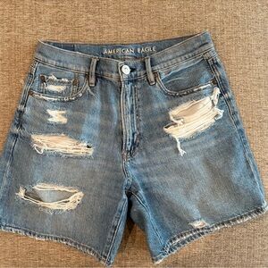 American Eagle Distressed Denim Shorts